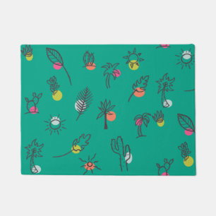 Palm Springs Theme Summer Pattern Doormat