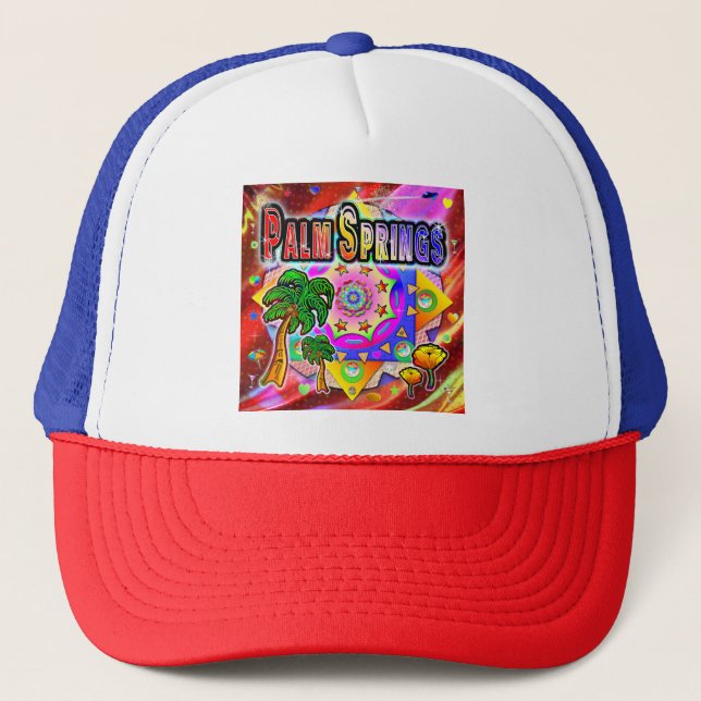 Palm Springs Tropical Friends Hat (Front)