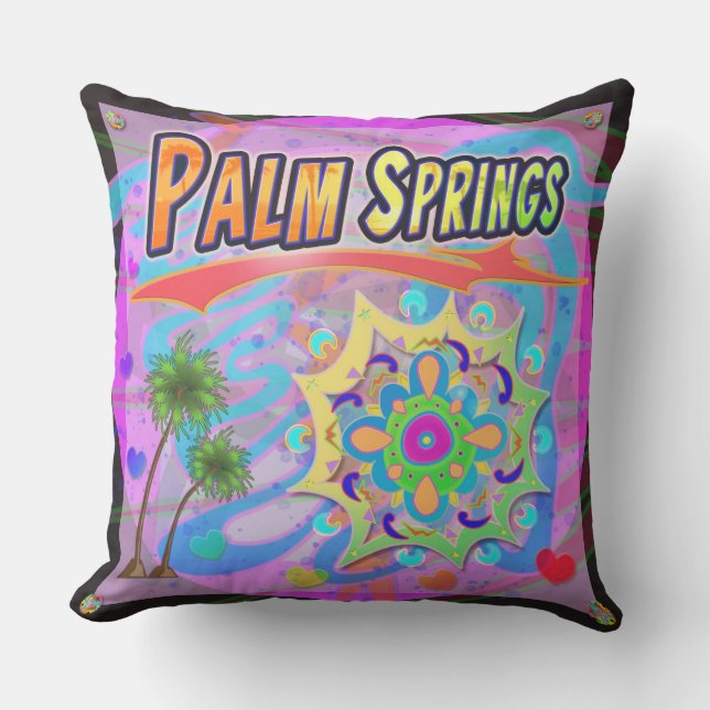Palm Springs True Progress Pillow (Front)