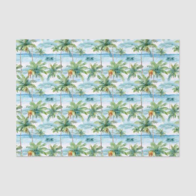 Palm Summer Tissue Paper (Front)