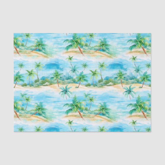 Palm Summer Tissue Paper (Front)