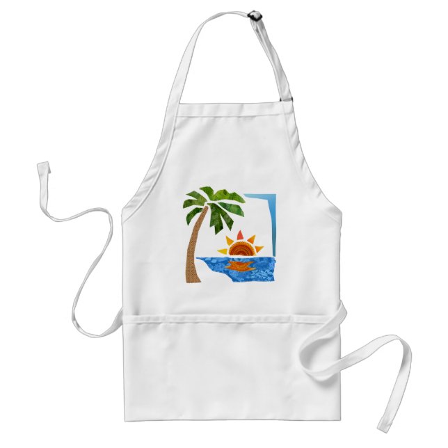 Palm, Sun & Sea Standard Apron (Front)