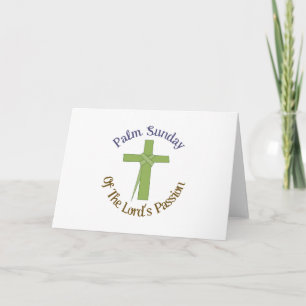 Palm Sunday Card