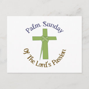 Palm Sunday Postcard