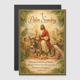 Palm Sunday Triumphal Entry Illustration