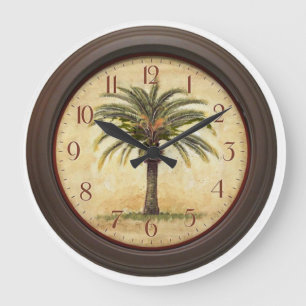 Palm time large clock