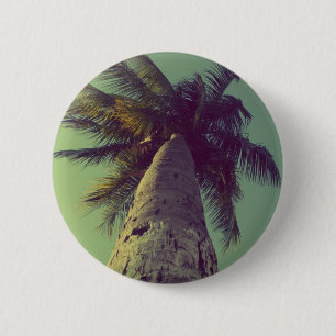 Palm Tree 2 Inch Round Button