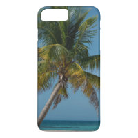 Palm tree and white sand beach 2