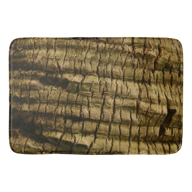 Palm Tree Bark Bath Mat (Front)