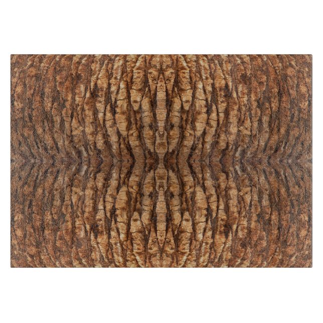 Palm Tree Bark Cutting Board (Front)