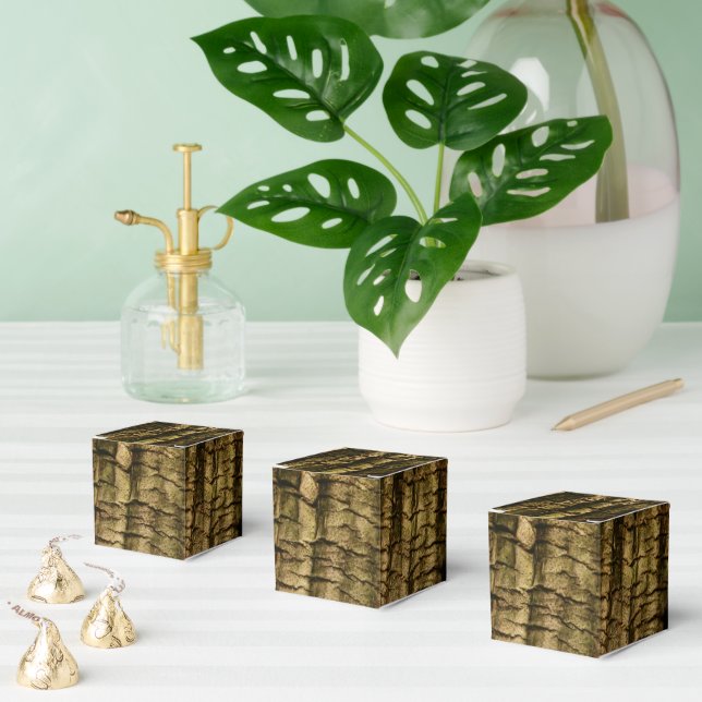 Palm Tree Bark Favor Box (Multiple)
