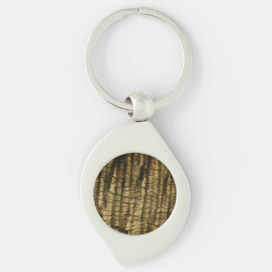 Palm Tree Bark Keychain