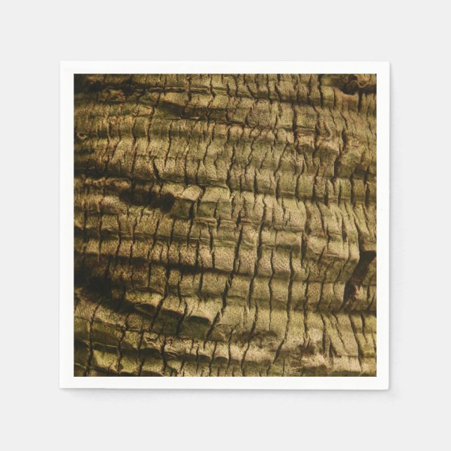 Palm Tree Bark Napkin (Front)