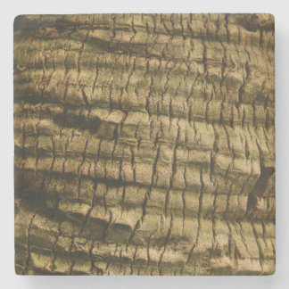 Palm Tree Bark Stone Coaster