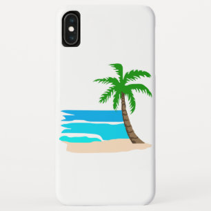 Palm Tree Beach iPhone XS Max Case