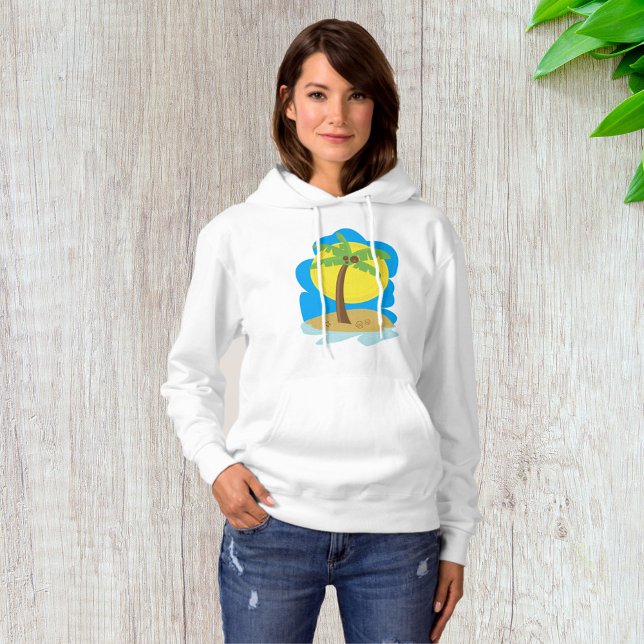 Palm Tree Beach Hoodie (Creator Uploaded)