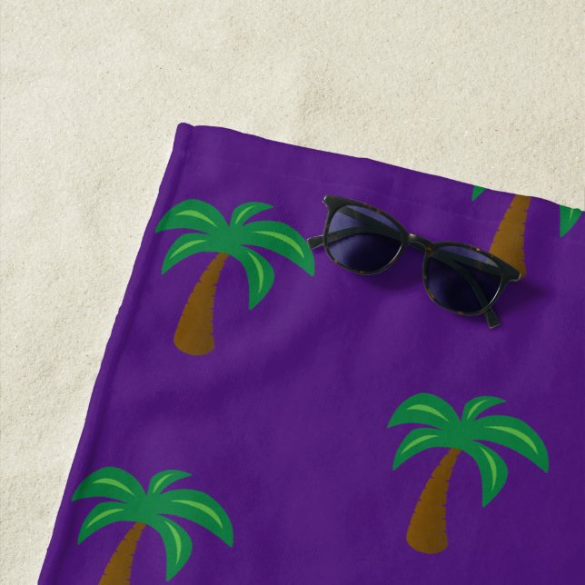 Palm Tree - Beach Towel (In Situ)