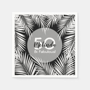 Palm Tree Birthday Napkin