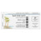 Palm Tree Boarding Pass Save the Date Invitations