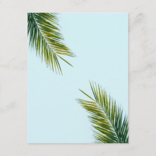 Palm tree branch enclosure card