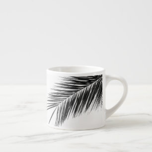 Palm tree branch espresso cup