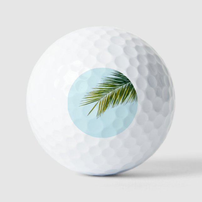 Palm tree branch golf balls (Front)