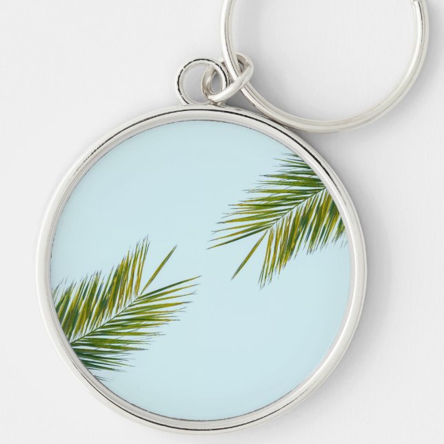 Palm tree branch keychain (Front)