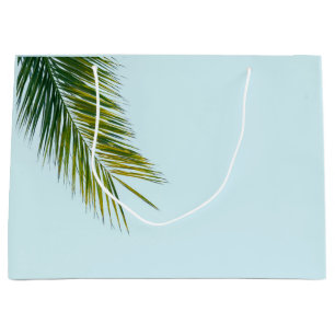 Palm tree branch large gift bag