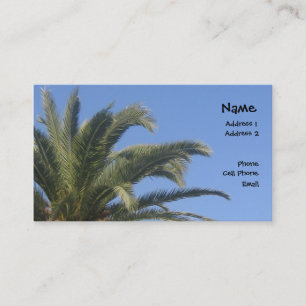 Palm Tree Business Card
