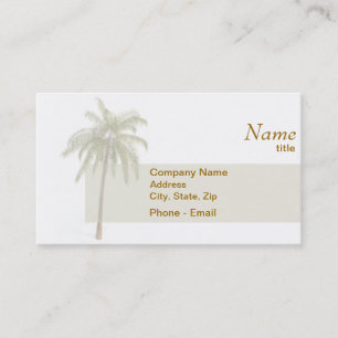 Palm Tree Business Card