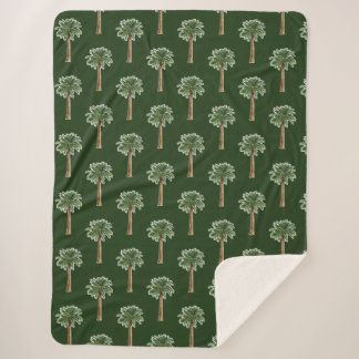 palm tree clipart sherpa blanket