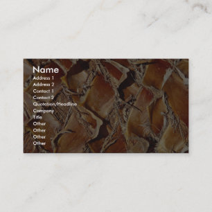 Palm tree, close-up business card