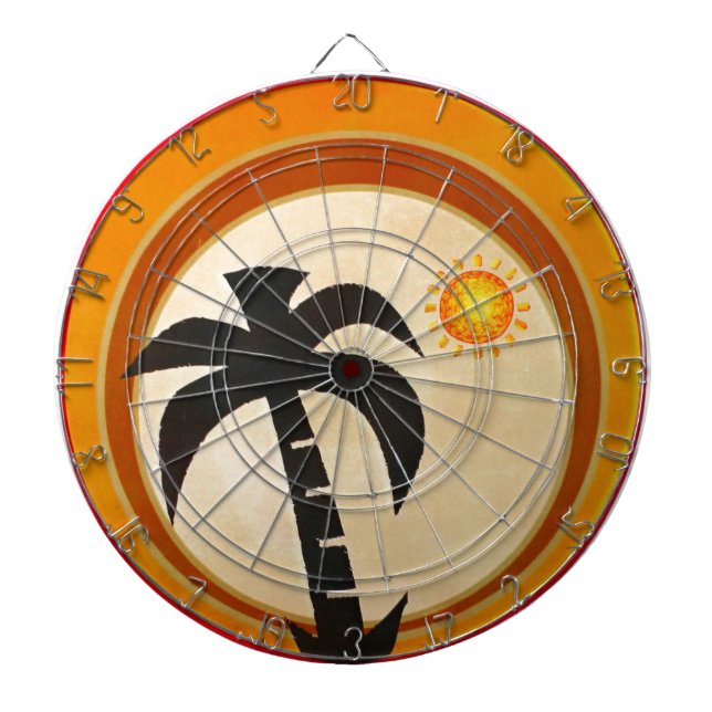 Palm Tree Dartboard (Front)
