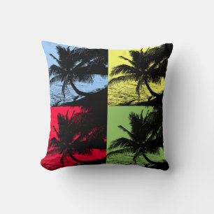 Palm Tree Design Throw Pillow