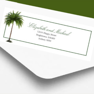 Palm Tree Elegant Modern Chic Wedding