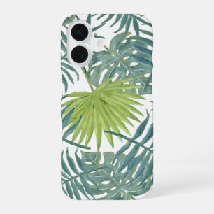 Palm Tree Fronds Painting Hawaiian iPhone 16 Case
