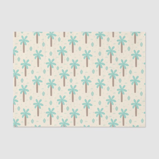 Palm Tree Grove  Tissue Paper (Front)