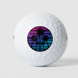Palm Tree Hawaiian Beach Summer Vacation Golf Balls