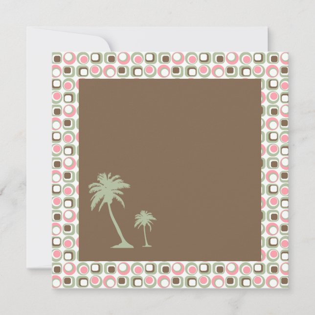 Palm Tree Invitations (Front)