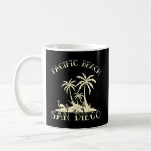 Palm Tree Island Pacific Beach San Diego Coffee Mug