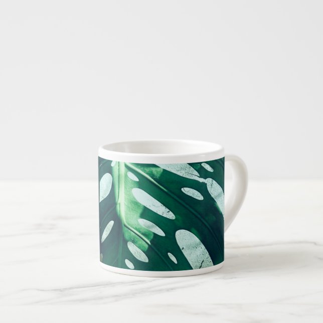 Palm tree Leaf Espresso Mug (Front Right)