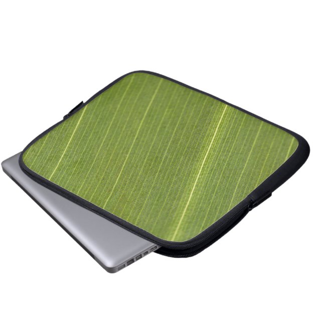 Palm Tree Leaf Laptop Sleeve (Front Bottom)