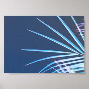 Palm Tree Leaves Minimalism Sketch Poster