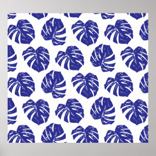 Palm Tree Leaves: Natural Pattern Poster