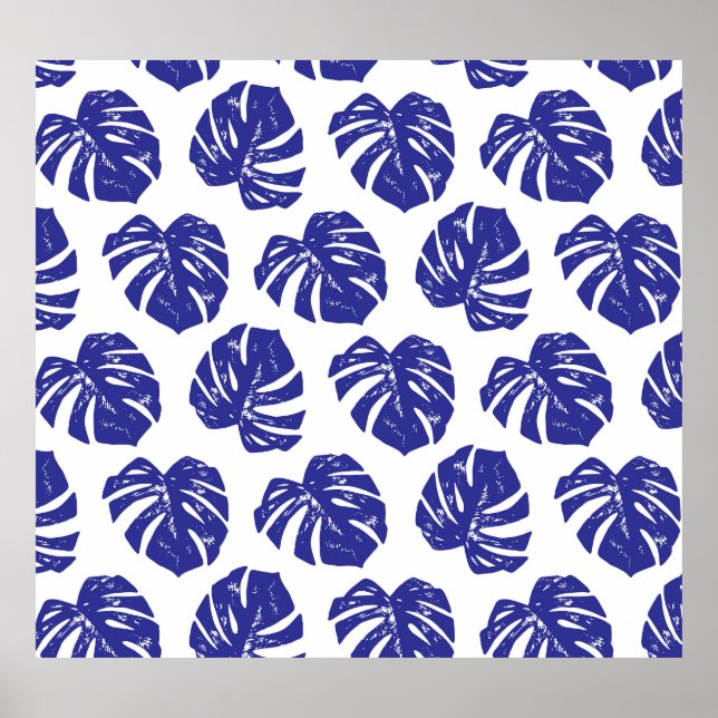 Palm Tree Leaves: Natural Pattern Poster (Front)