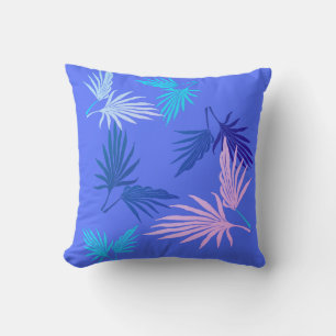 Palm Tree Leaves Nature Throw Pillow Cushion