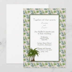 Palm Tree Leaves Tropical Wedding