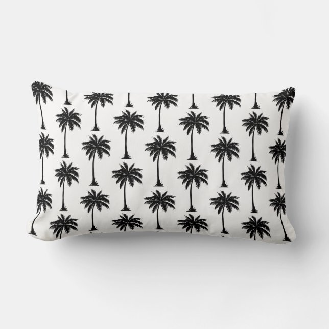 Palm Tree Lumbar Pillow (Front)