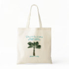 Palm Tree Mariage Bienvenue Sac fourre-tout client