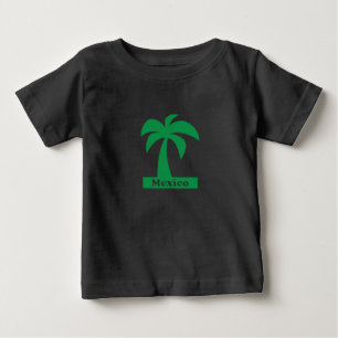 Palm Tree (Mexico Vacation) - Baby Fine Jersey T-S T-Shirt